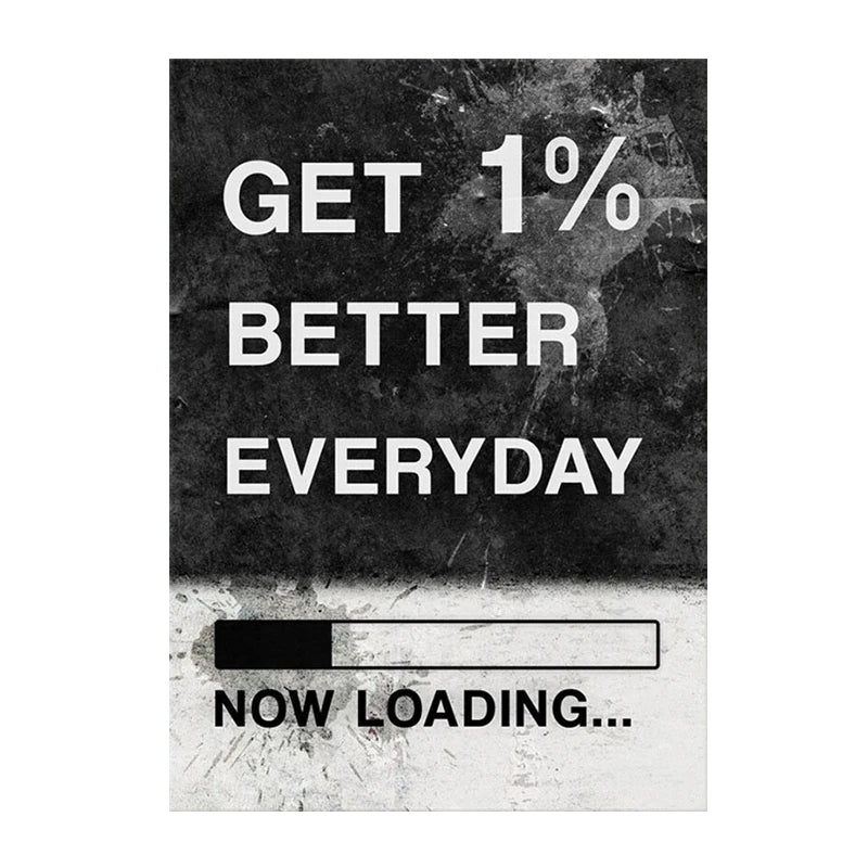 Wild Lion Animal Poster Motivational Quotes Canvas