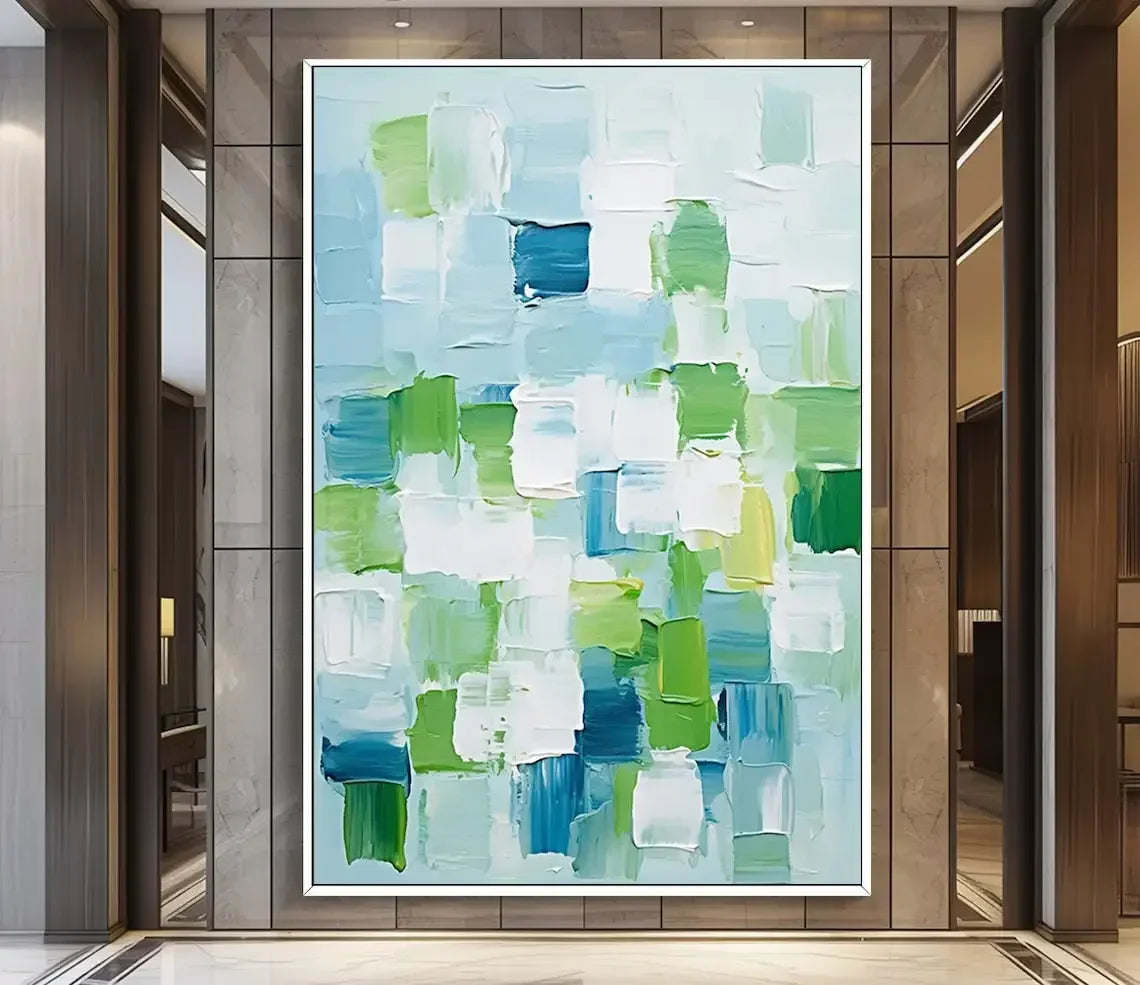 Abstract Texture Oil Painting On Canvas