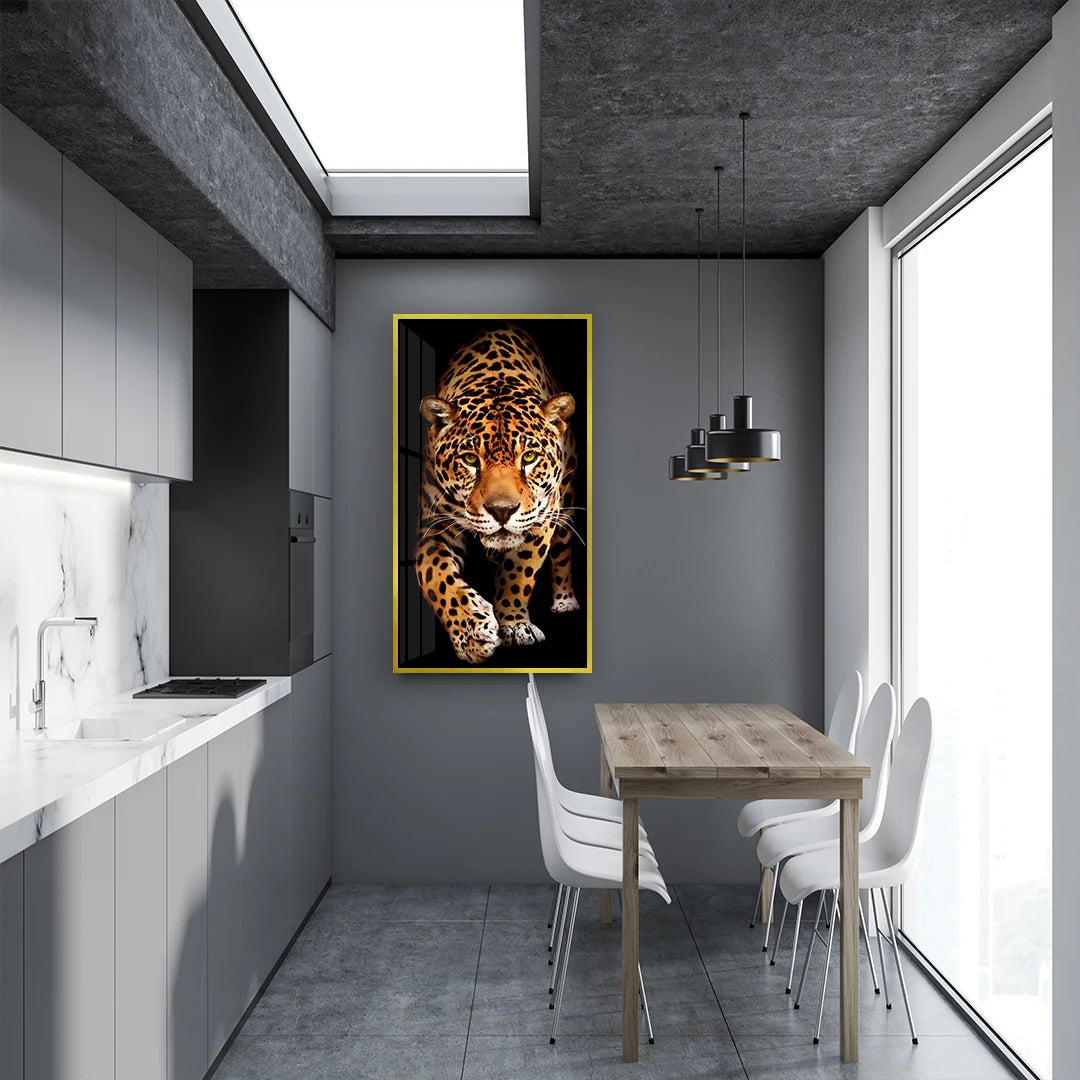 Porcelain Painting Fierce Tiger High