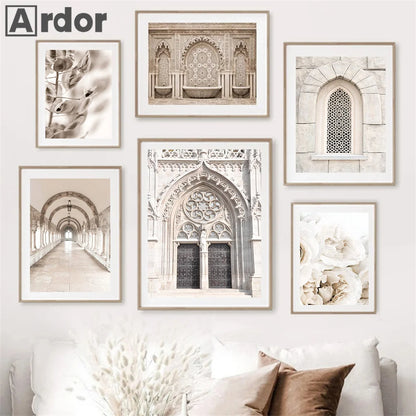 Islamic Calligraphy Mosque Building painting wall