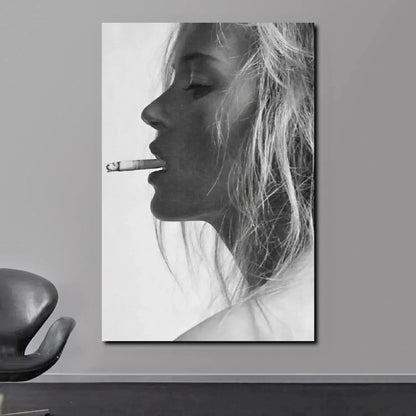 Scandinavian Simple Wall Art Sexy Supermodel
