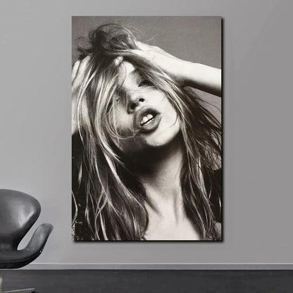 Scandinavian Simple Wall Art Sexy Supermodel