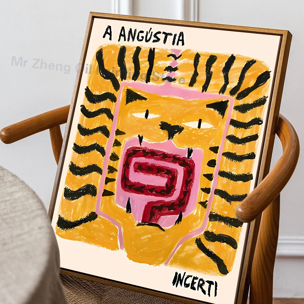 Egypt Colorful Abstract Tiger And Leopard