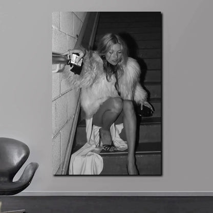 Scandinavian Simple Wall Art Sexy Supermodel
