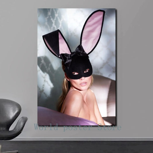 Scandinavian Simple Wall Art Sexy Supermodel