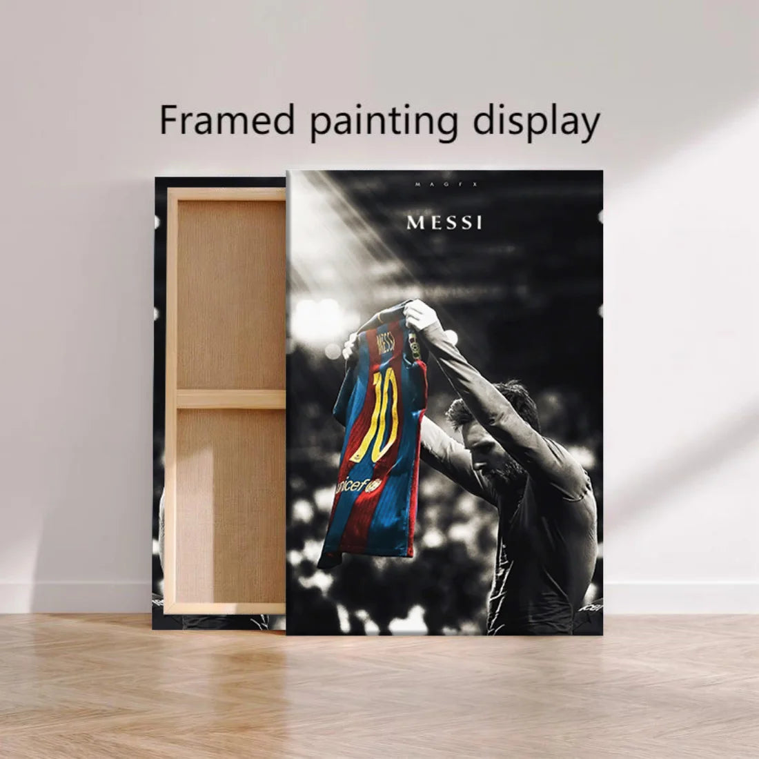 Classic Vintage Wall Art Football Star Lionel Messi