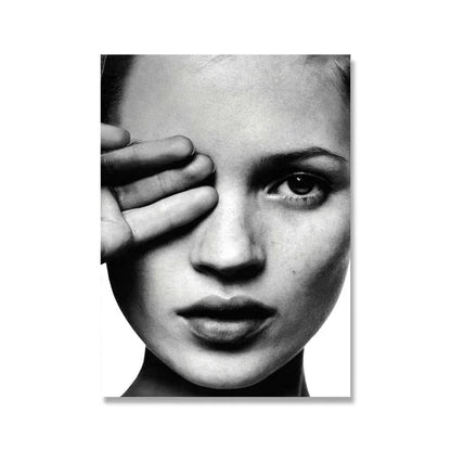 Scandinavian Simple Wall Art Sexy Supermodel