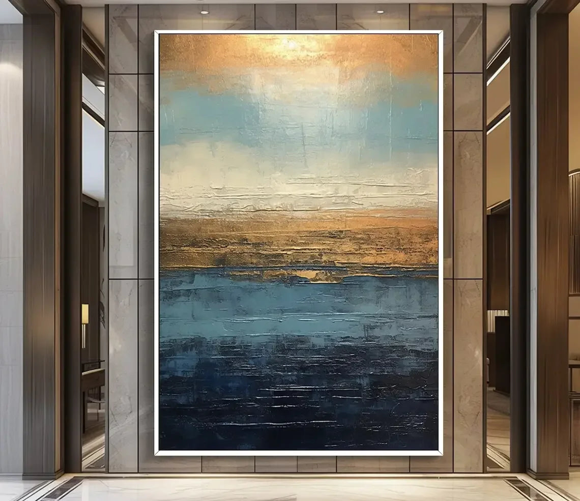 Abstract Texture Oil Painting On Canvas