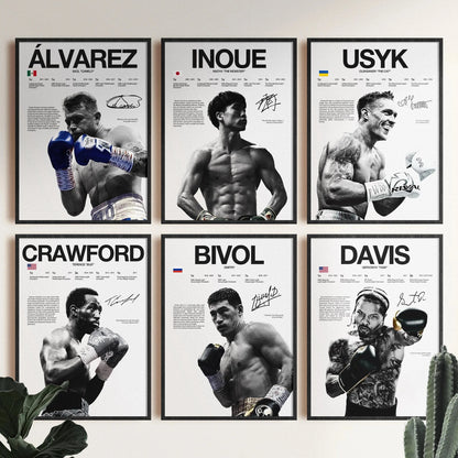 Boxing Wall Print, Boxer Poster, PAINTING WALL