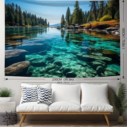1 Piece Fresh Lake-View Landscape painting wall