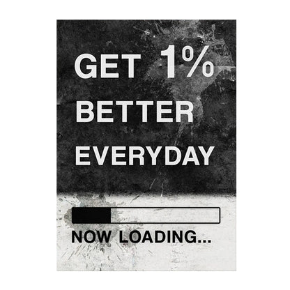 Wild Lion Animal Poster Motivational Quotes Canvas
