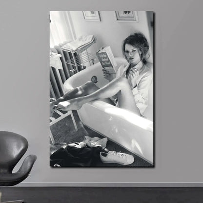 Scandinavian Simple Wall Art Sexy Supermodel