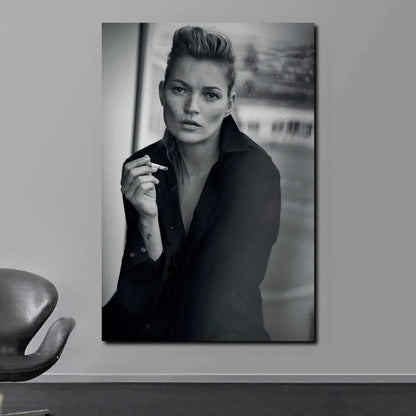 Scandinavian Simple Wall Art Sexy Supermodel