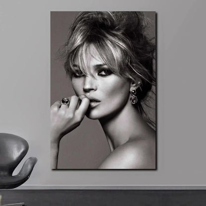 Scandinavian Simple Wall Art Sexy Supermodel