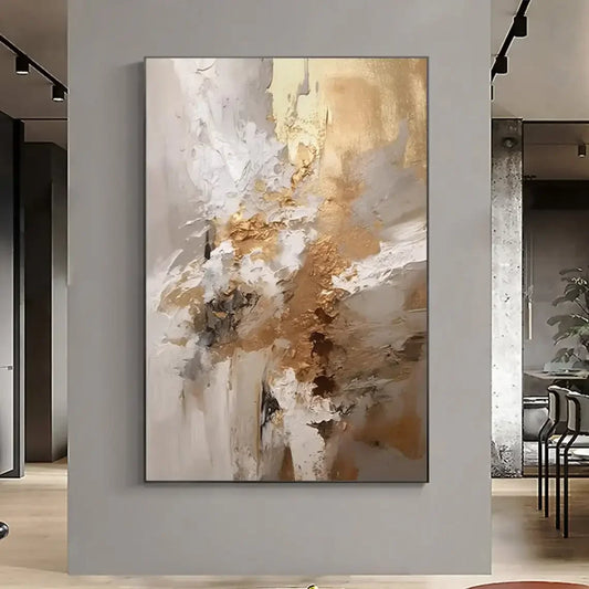 Abstract Texture Oil Painting On Canvas
