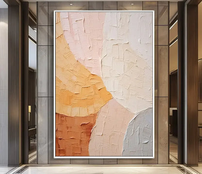 Abstract Texture Oil Painting On Canvas