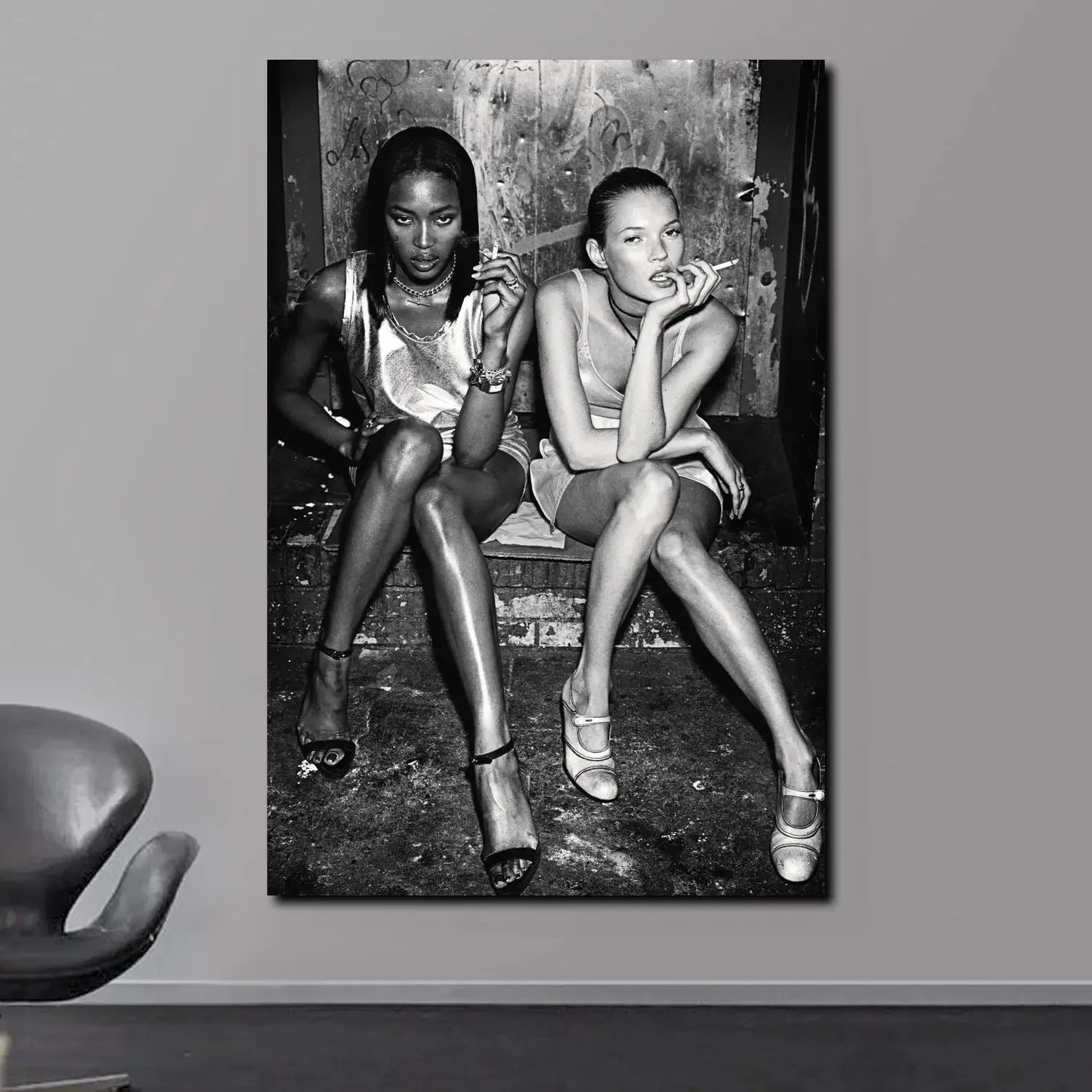Scandinavian Simple Wall Art Sexy Supermodel