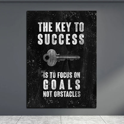 Wild Lion Animal Poster Motivational Quotes Canvas