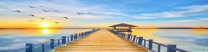 Painting Lake Forest Mountain Scenery Wall Art