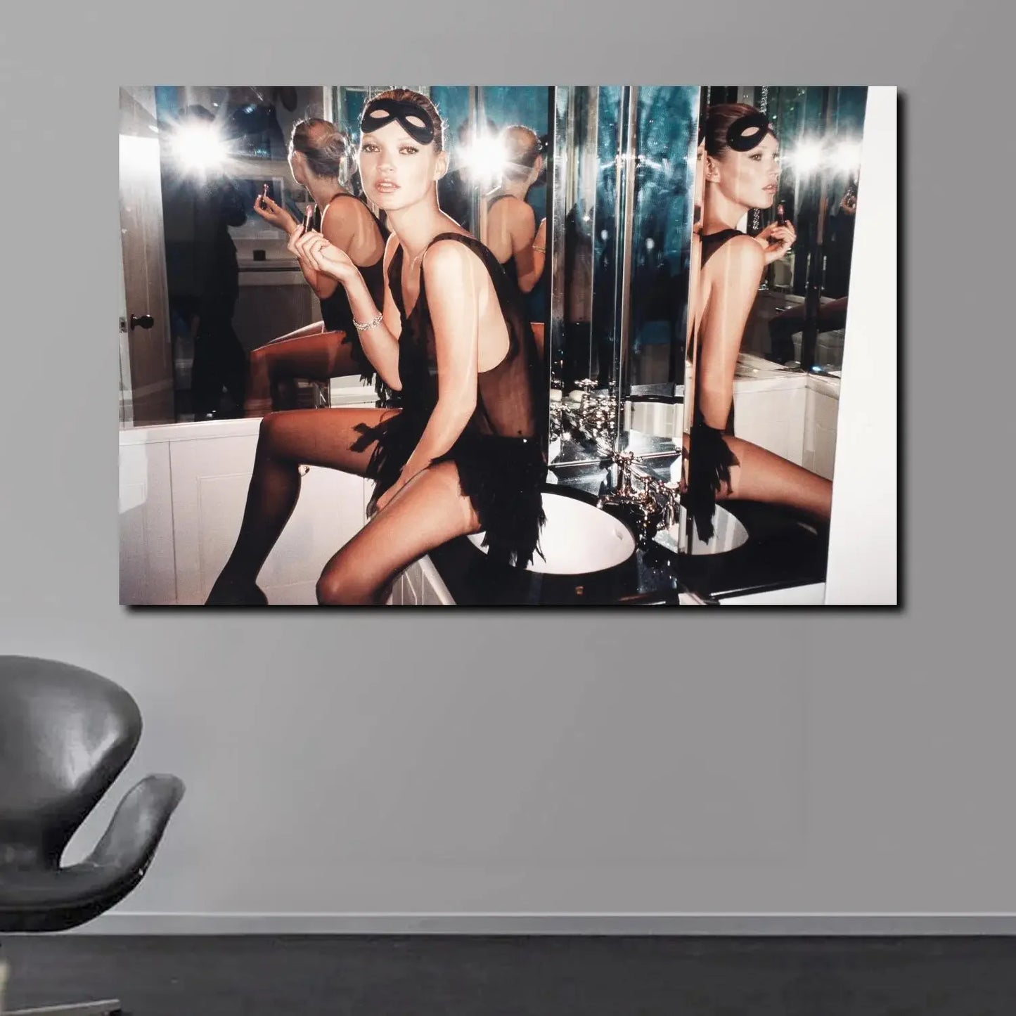 Scandinavian Simple Wall Art Sexy Supermodel