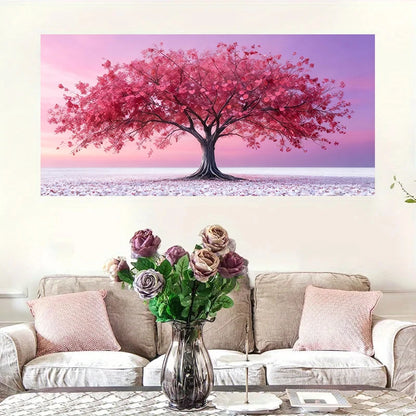 Elegant Tree of Life Gold Leaf Canvas Wall Decor