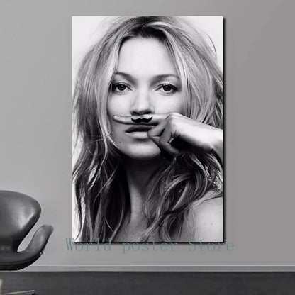 Scandinavian Simple Wall Art Sexy Supermodel
