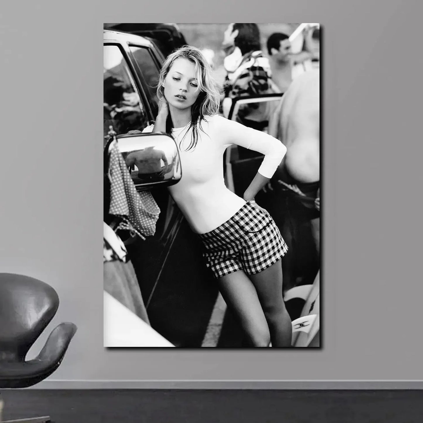 Scandinavian Simple Wall Art Sexy Supermodel