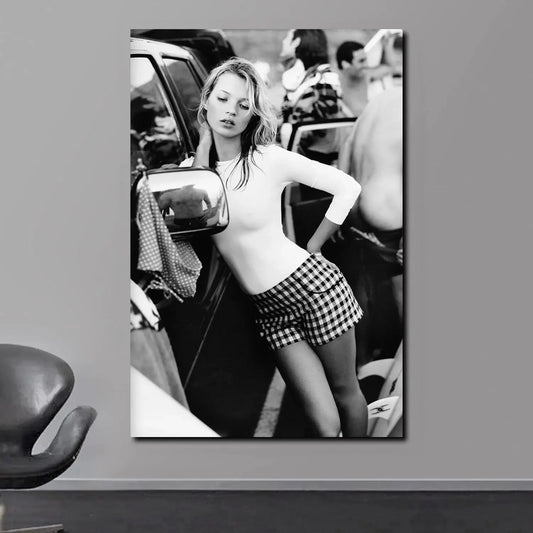 Scandinavian Simple Wall Art Sexy Supermodel