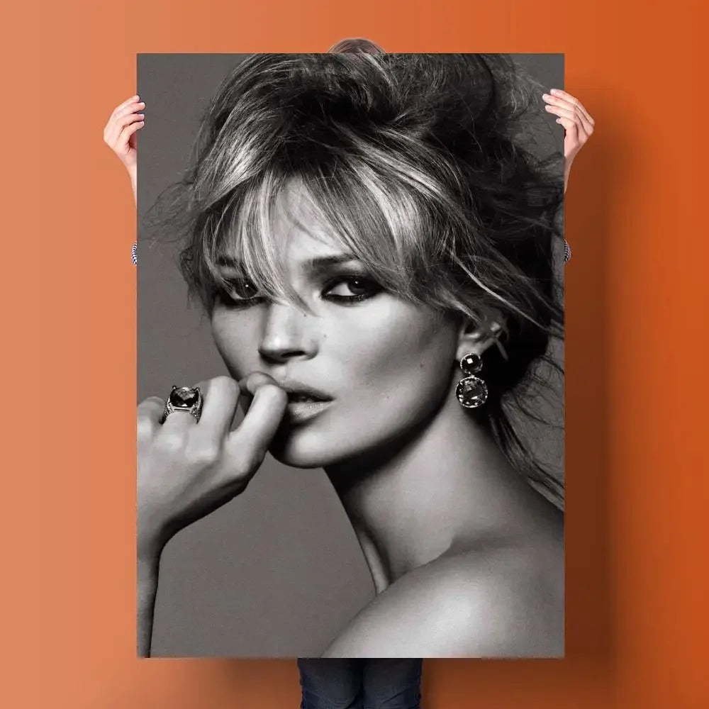 Scandinavian Simple Wall Art Sexy Supermodel
