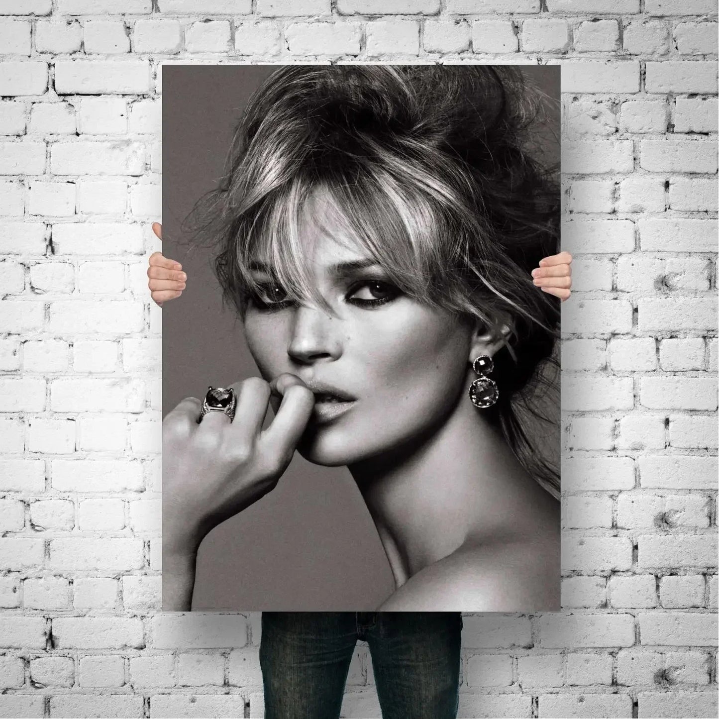 Scandinavian Simple Wall Art Sexy Supermodel